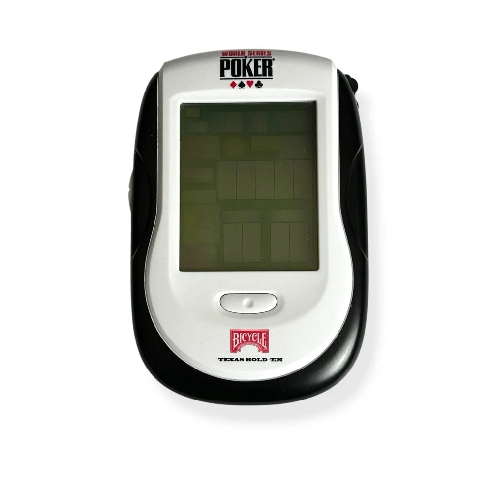 World Series of Poker Illuminated Texas Holdem Handheld Electronic Game READ*‎